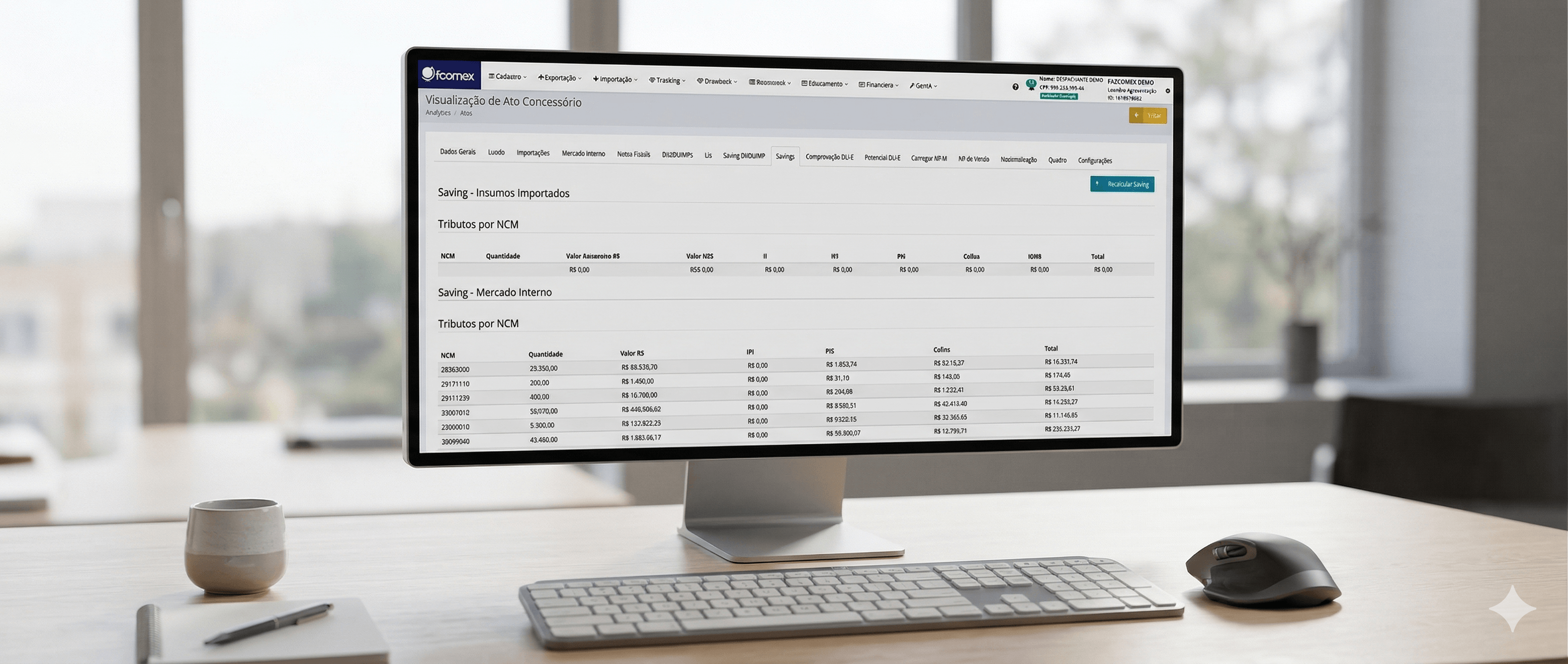 FComex – Extrator Siscomex